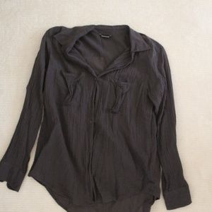 Club Monaco Grey Blouse